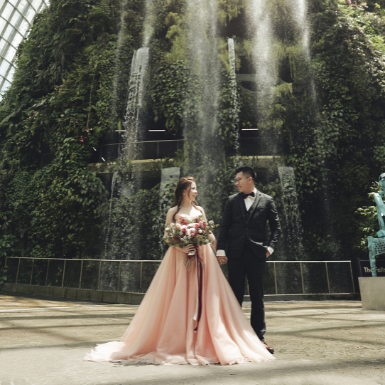singapore customers wedding photoshoot suit rental