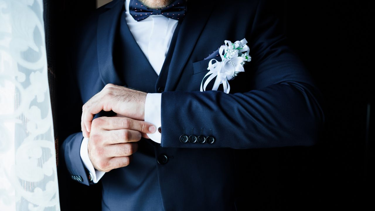 groom attire 101: wedding suit guide & groom dress code
