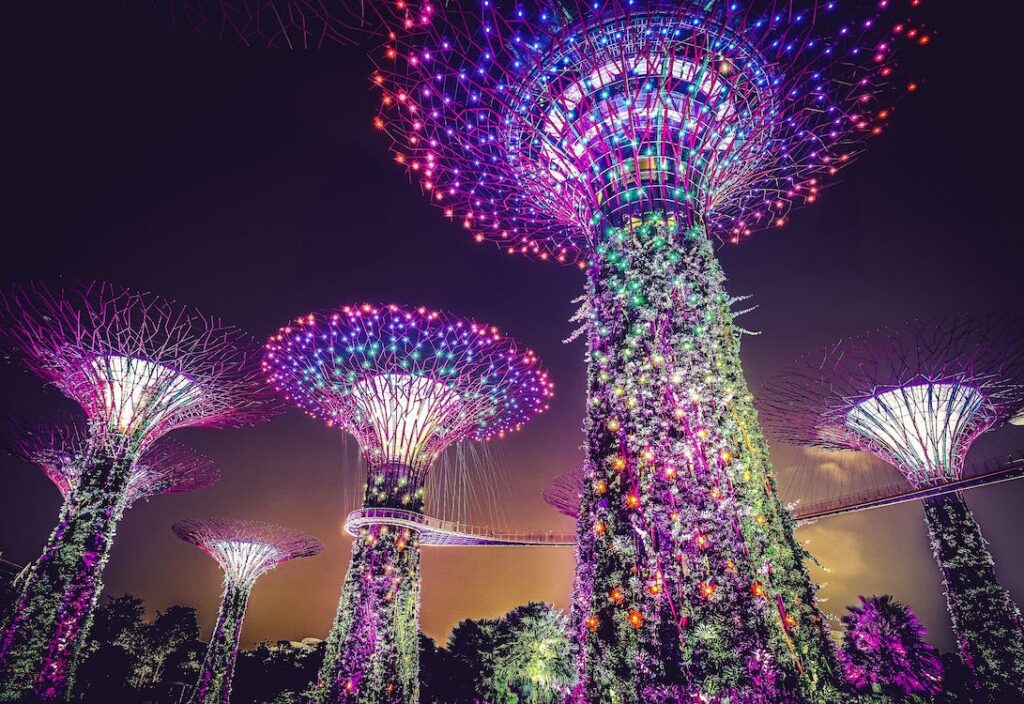 Popular Honeymoon Destinations in Singapore garden by the bay